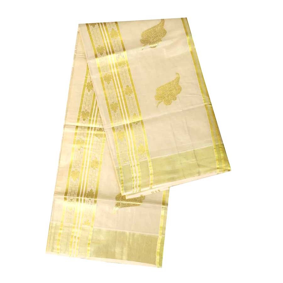 Golden Tissue Saree

