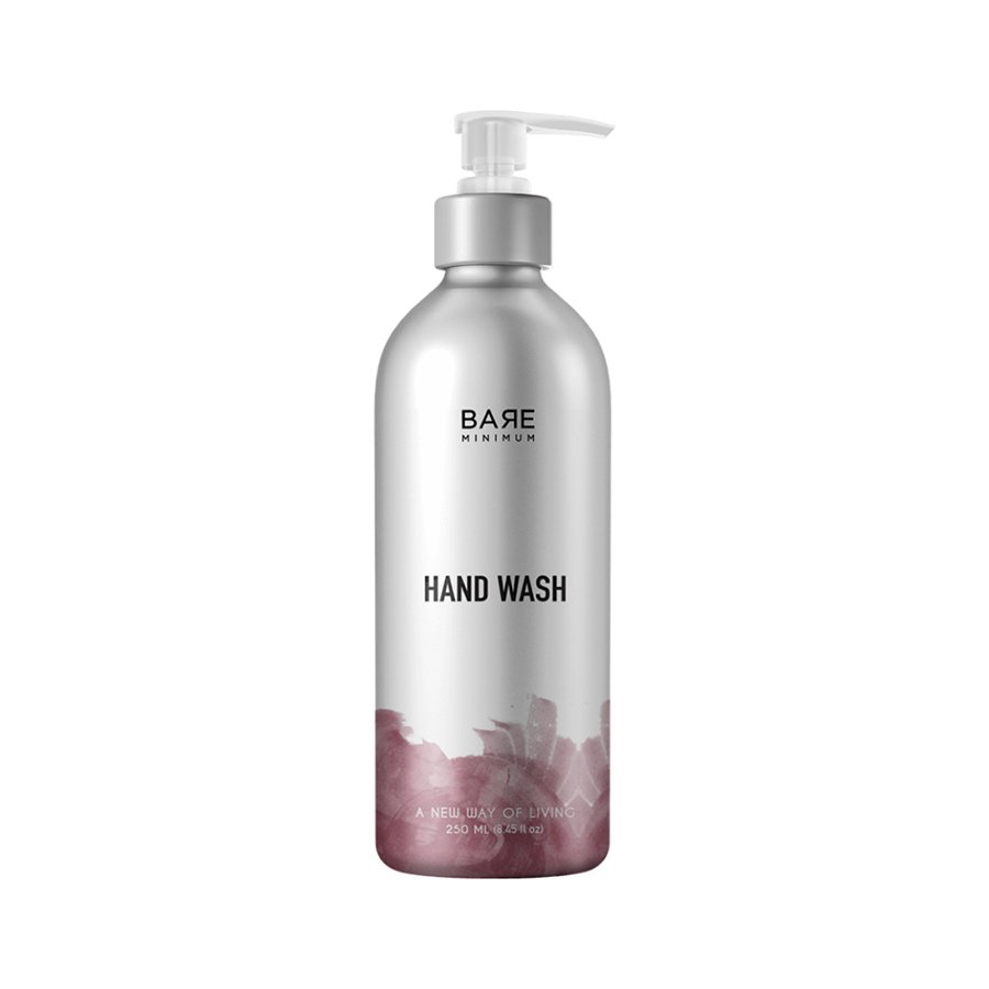 Bare Minimum | Gentle | Hand Wash| pH Balanced Liquid | With Extracts Of Orange Fruit, Cilantro Leaves For Antifungal And Antiseptic Quality | Refillable | For All Skin Types