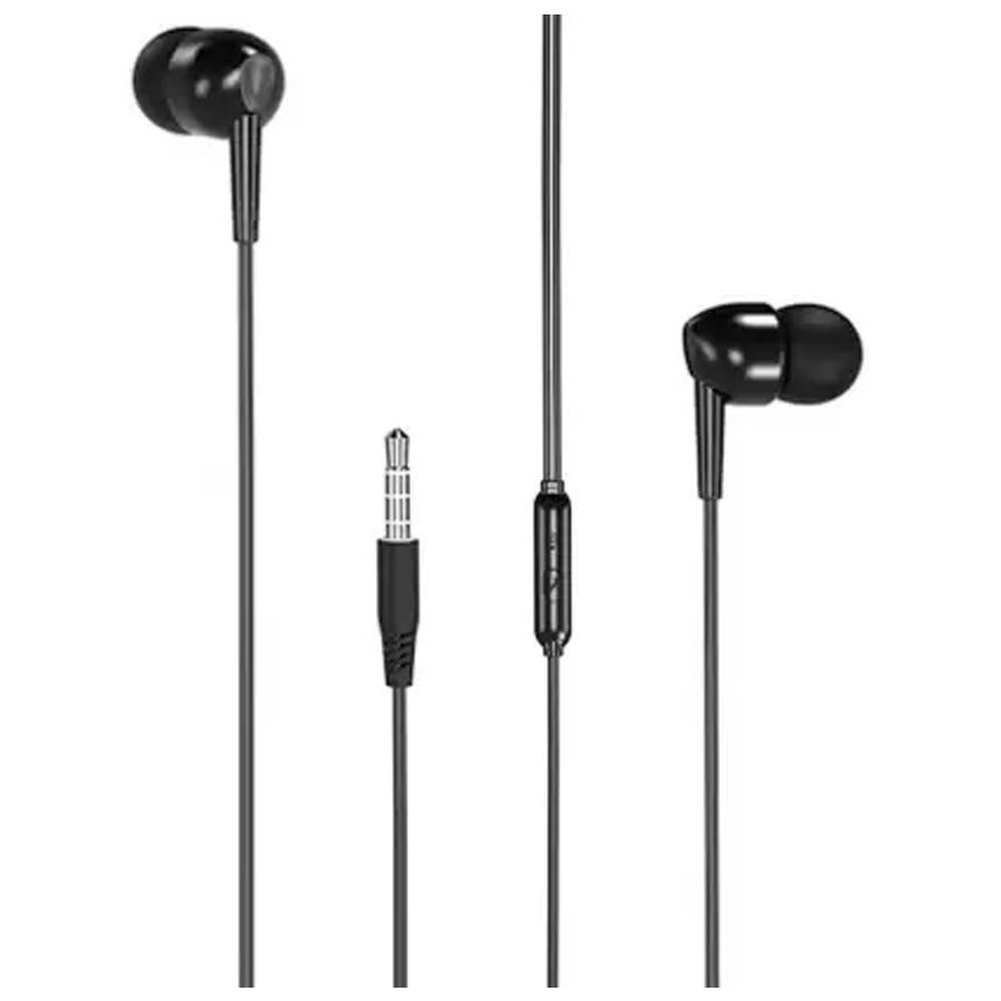 Helo Kuki EP37 For INFlNlX Zero 5G/Note 11/11s/10 Pro/Hot 11s/10/10s/Smart 5/5A Wired Headset  (Black, In the Ear)