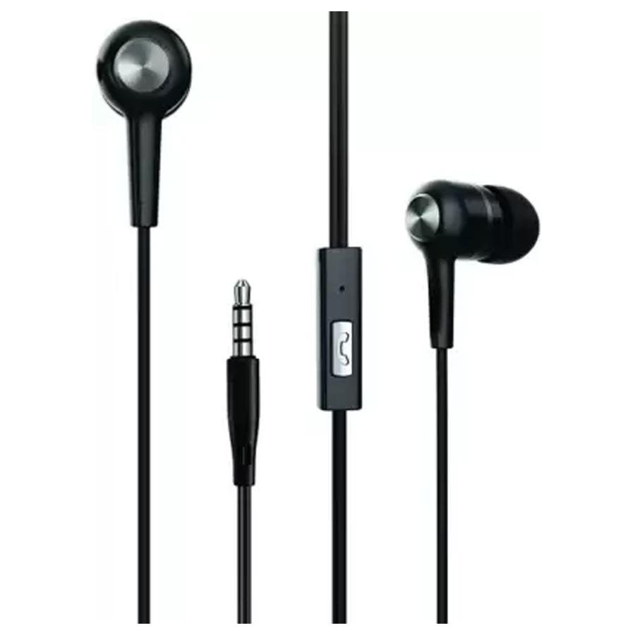 Helo Kuki ZE31 For MOTO G52/G40 Fusion/G71 5G/G60/G31/G51 With Warranty Wired Headset  (Black, In the Ear
