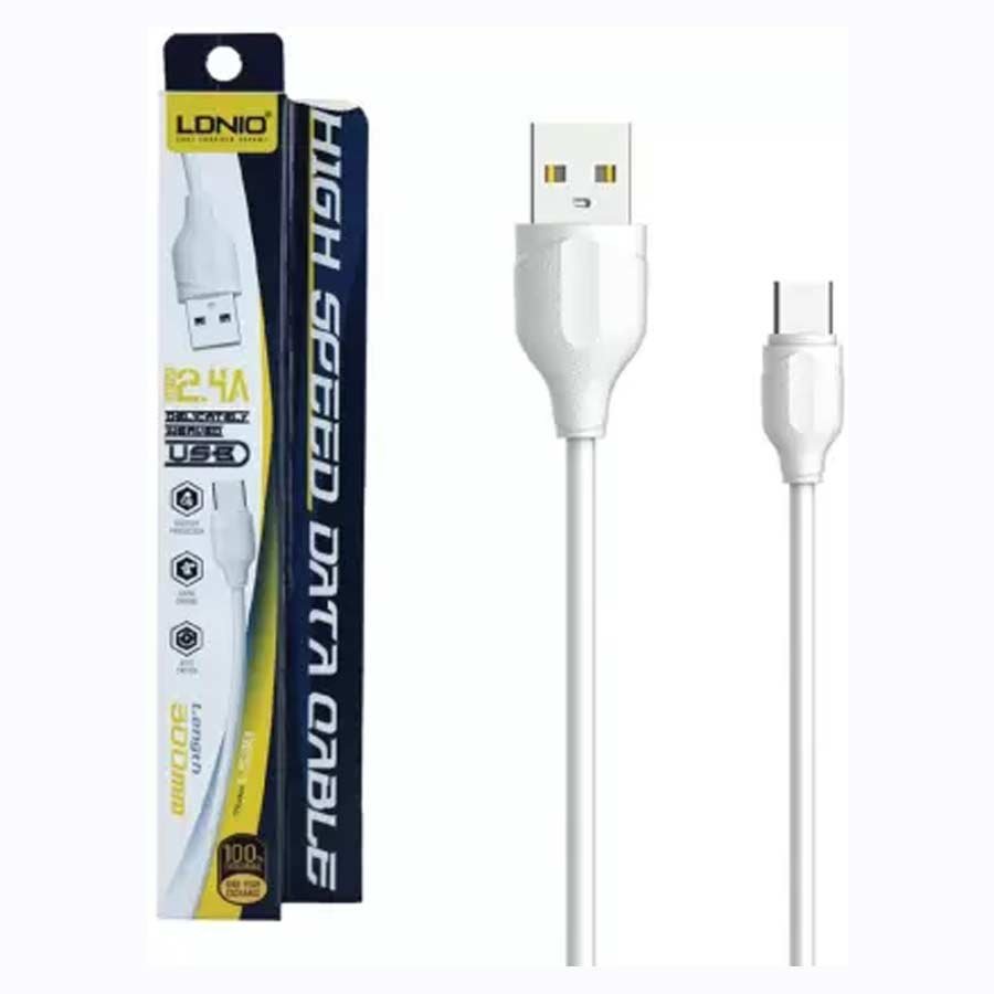 LDNIO LS38 ANDROID/MICRO/V8 DATA CABLE With 1 Year Warranty