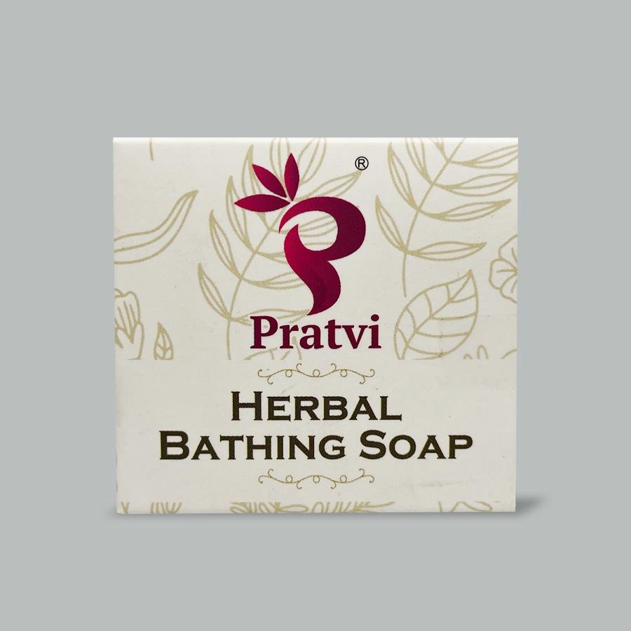 Pratvi Herbal soap Is made with hand picked natural ingredients.

Pratvi 80g soap is infused with herbal powders like Sandal, Rose, Kumari and more.

Pratvi soap is specially designed for sensitive skin.

It moisturizes your skin and gives your skin a healthy look.
Rose petals acts as an excellent sunblock.
Rose petals helps soothe irritated  skin and reduces its redness. It heal skin  ailments like eczema and psoriasis.
Pratvi products are Tested in lab before selling our products.
Wood pressed coconut oil in Pratvi soap helps to cleanse your skin.
