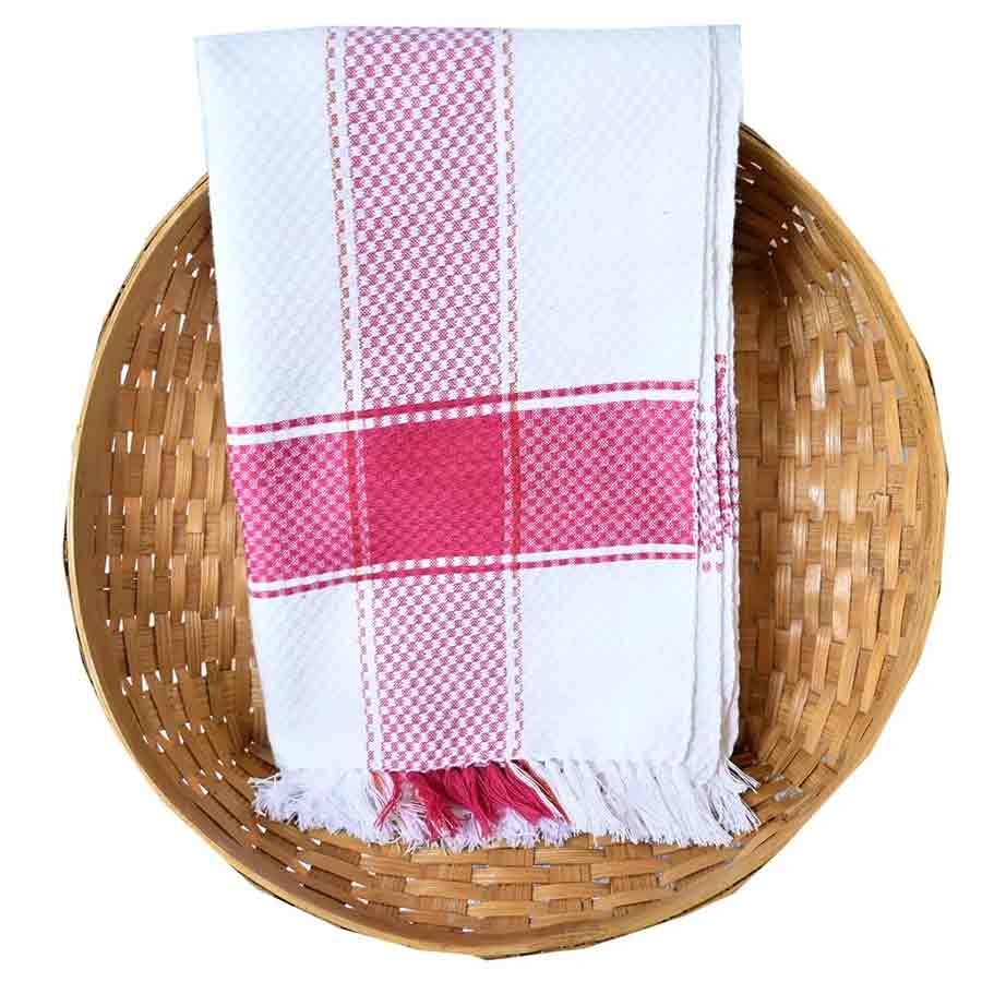 Handloom Cotton Honeycomb Towel