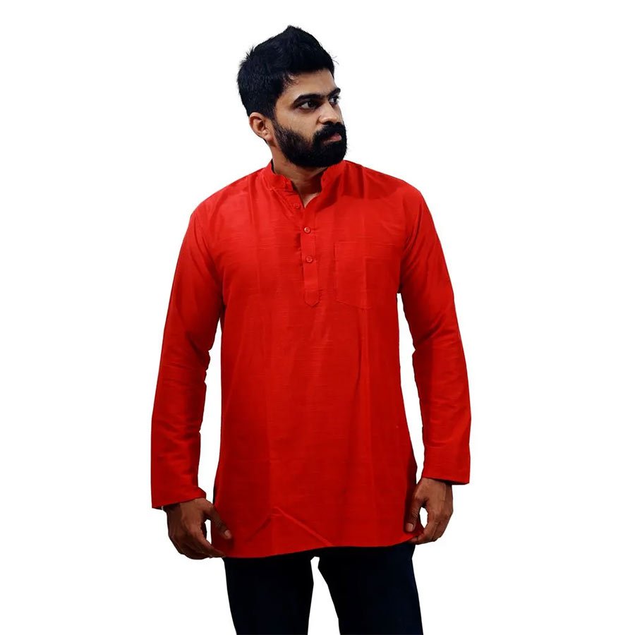 A kurta (or sometimes Kurti, for women) is a loose collarless shirt worn in many regions of South Asia, and now also worn around the world. The front and back of a traditional kurta are made of rectangular pieces, and its side-seams are left open at the bottom, up to varying lengths, to enable ease of movement. The Kurti or Kurta is an outfit that has stretched beyond the Indian borders and has evolved down the ages to suit the ever-changing demands of the fashion-forward world.