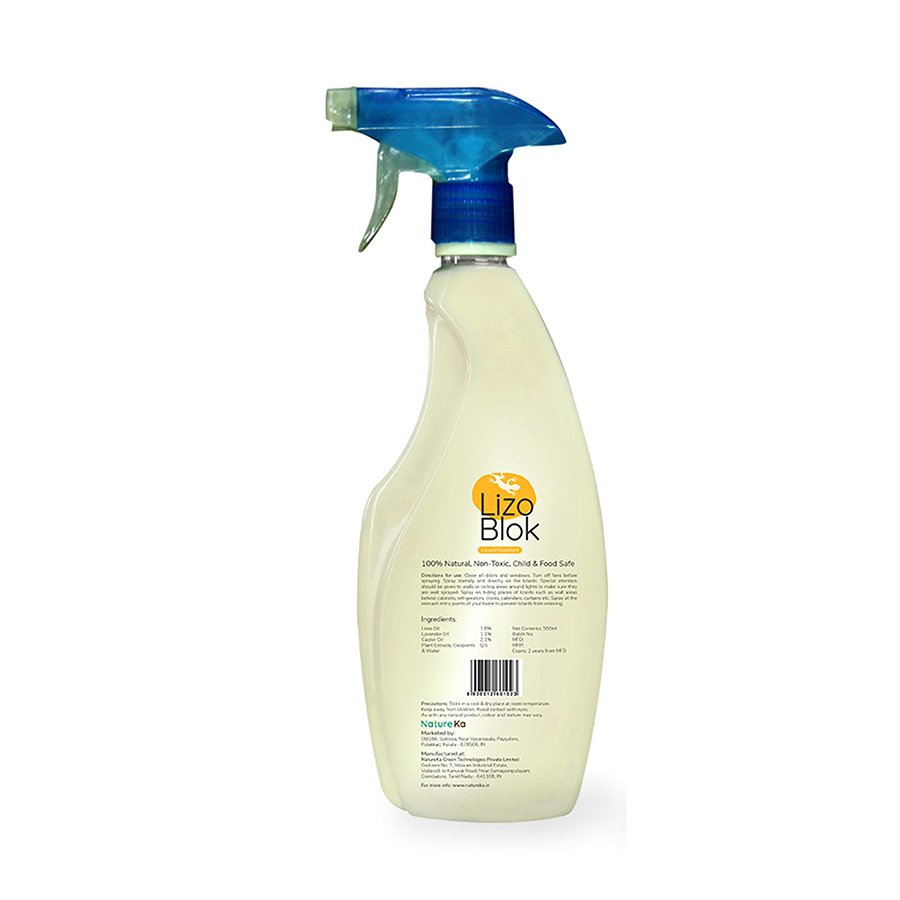 All natural Anti-Lizard Spray (550ml)- Herbal -Nontoxic