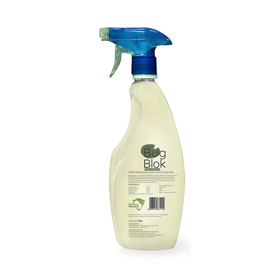 All natural Bedbug Control Spray (550ml)-Herbal-Non- Toxic