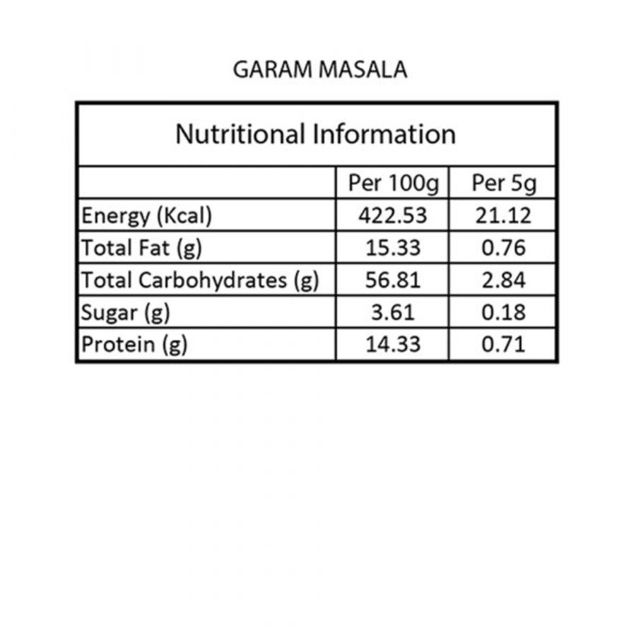 Organic Garam Masala Powder 100 g