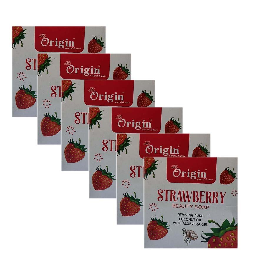 Strawberry Soap Combo Pack 5 + 1 (100gm Each) 