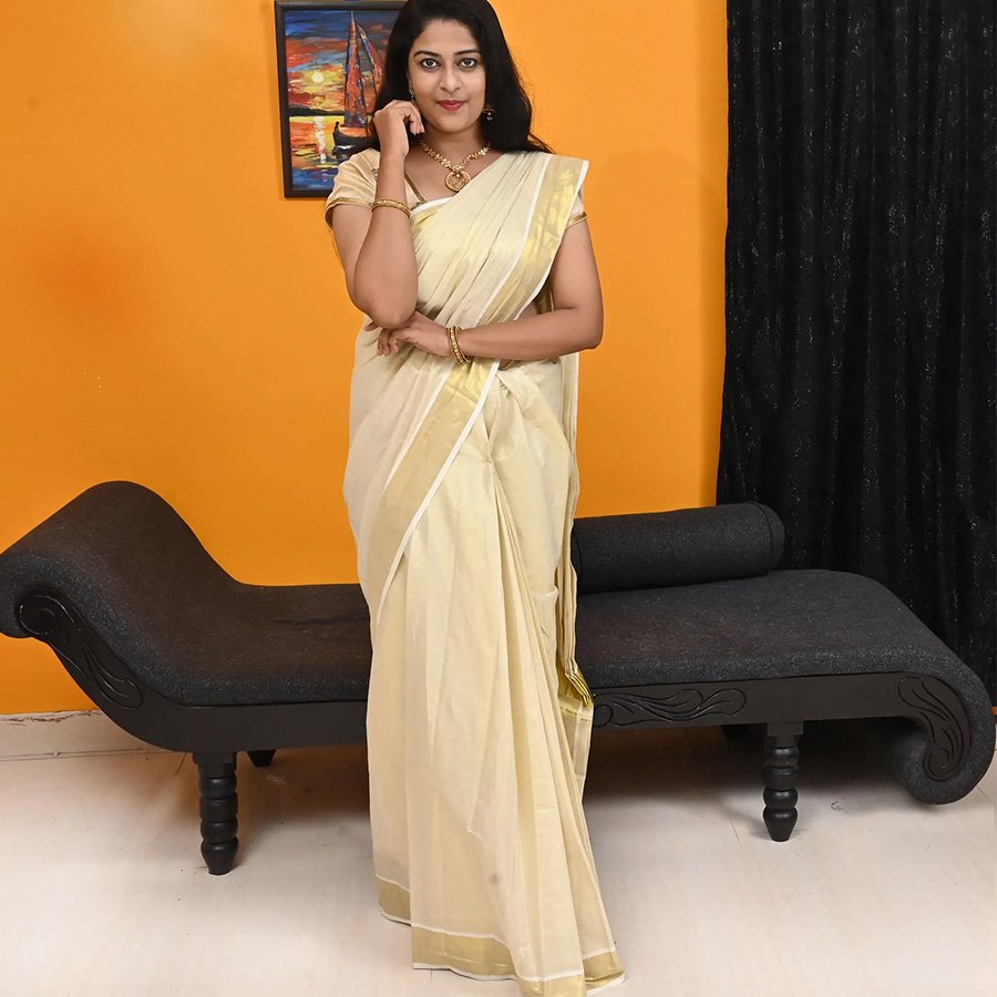 Kerala Kasavu Saree
