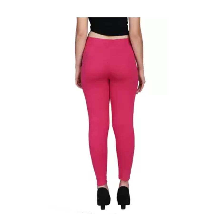 Kony Multicolor Jegging Solid Red Pink And Black 