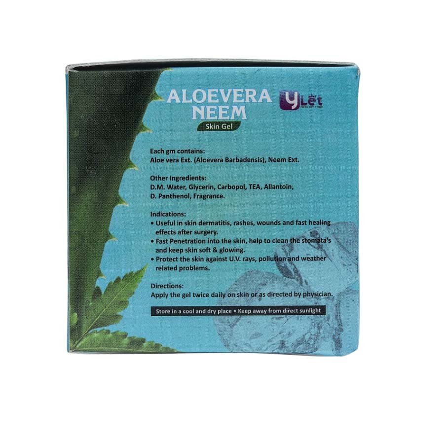 Y Let Aloevera Neem Gel Natural Care for a Healthy Glowing and Refreshing Skin


