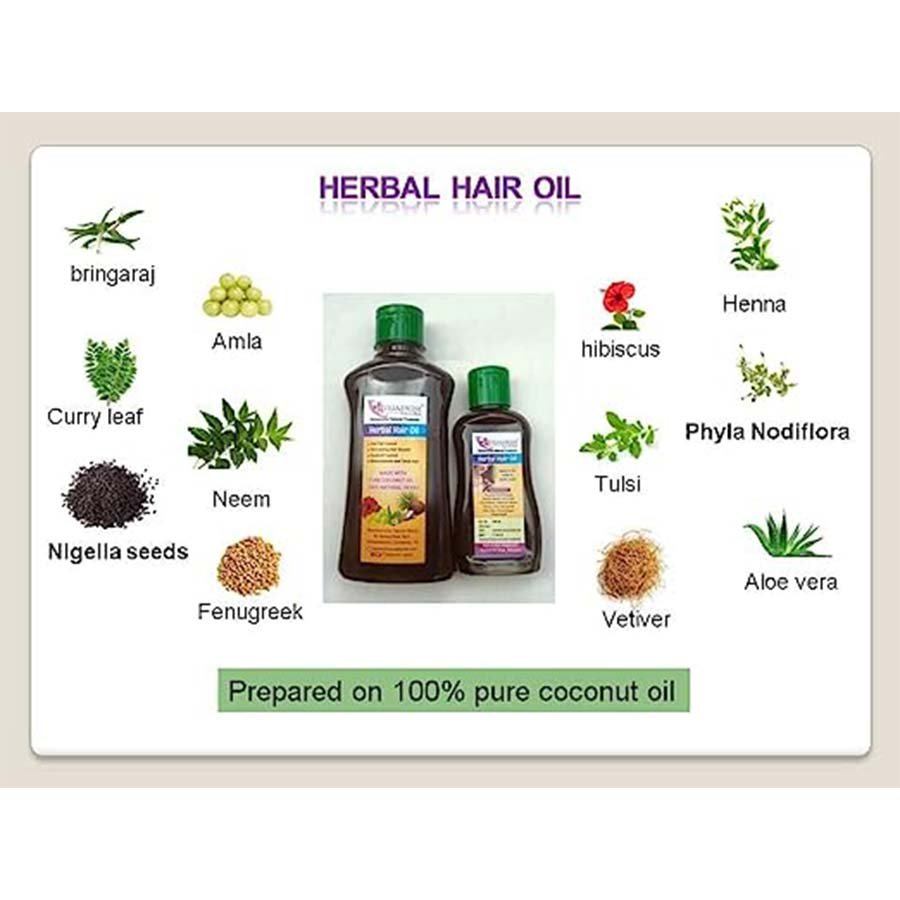 Tejaswini Natural Herbal Hair Oil with 10 Plus  Ingredients  Combo Of 250ml X 2 