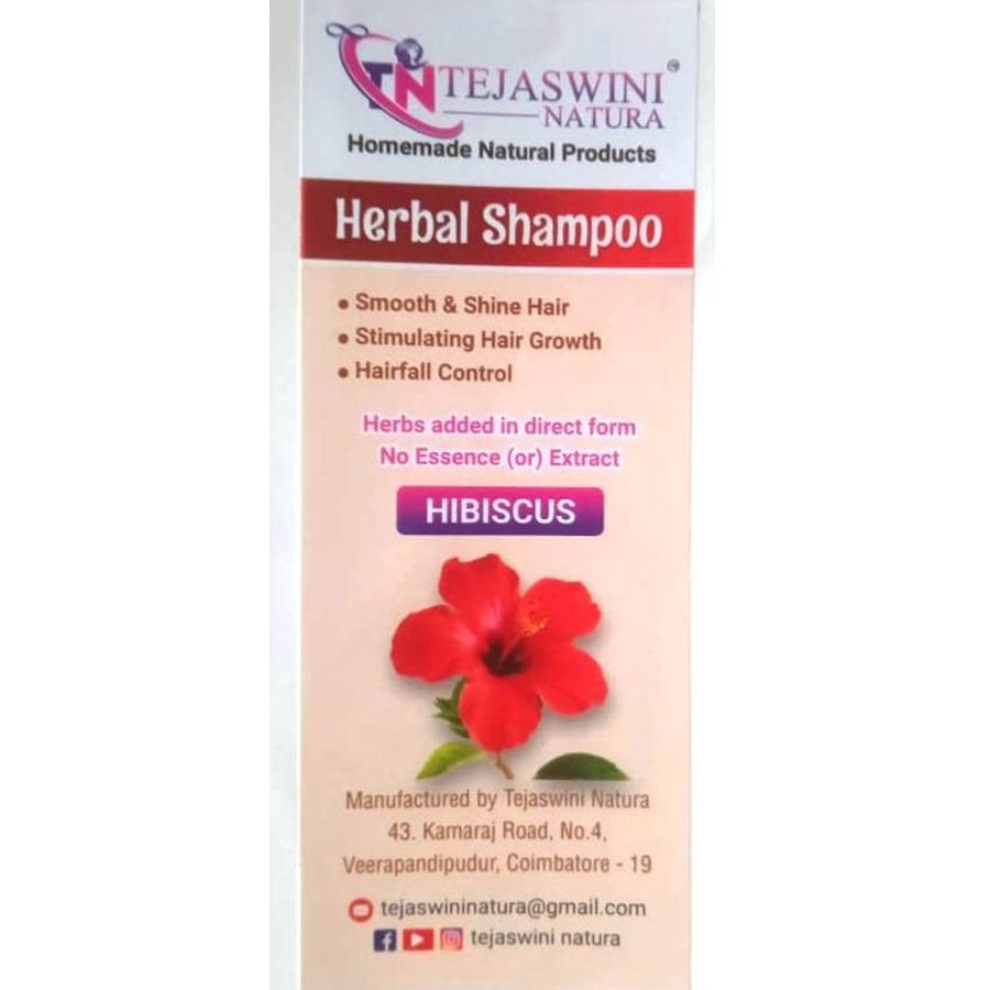Tejaswini Natura Hairwash Paste Arappu And Shikai Paste 1 X 100 Grams And Shampoo Hibiscus 1 X 250 Ml