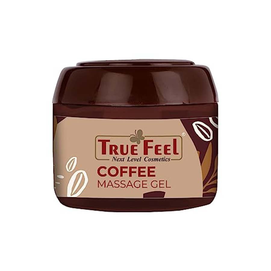 True Feel-Coffee Massage Whitening Instant Glow Facial Gel, Anti-Oxidants, Nourishment & Soft Textured, face & Body, Men & Women(300gm)
