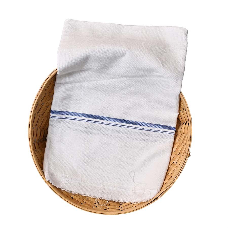 Handloom Cotton Kerala Bath Towel
