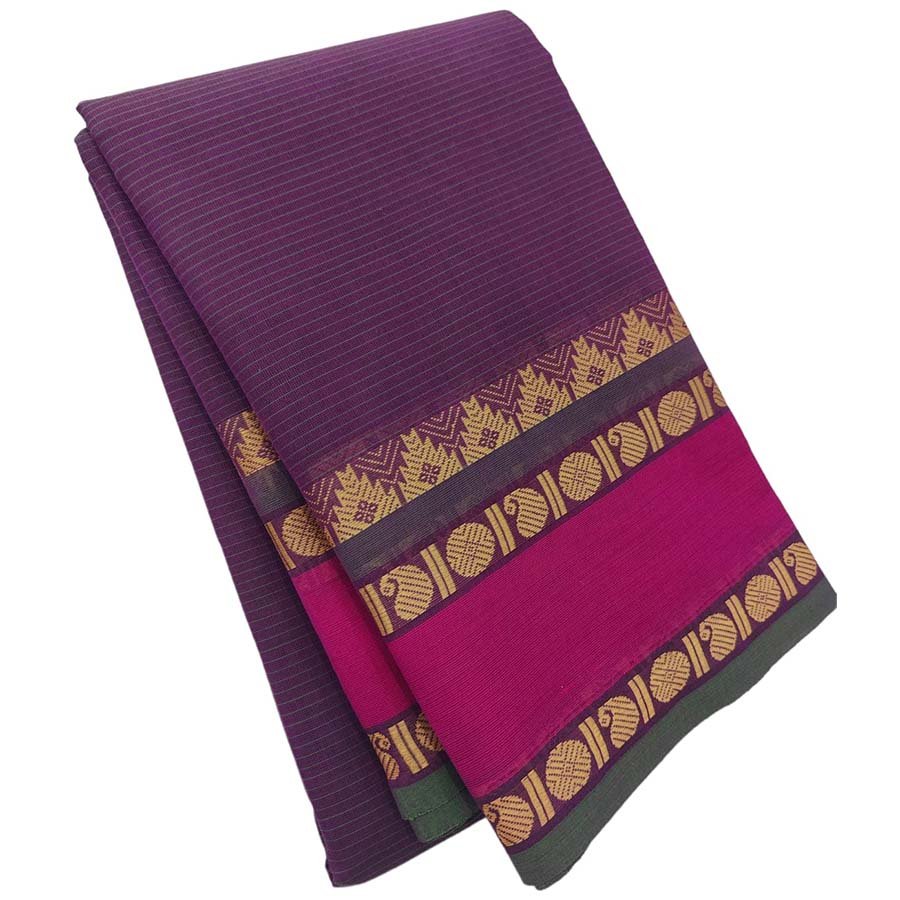 Chettinad fancy plain without blouse